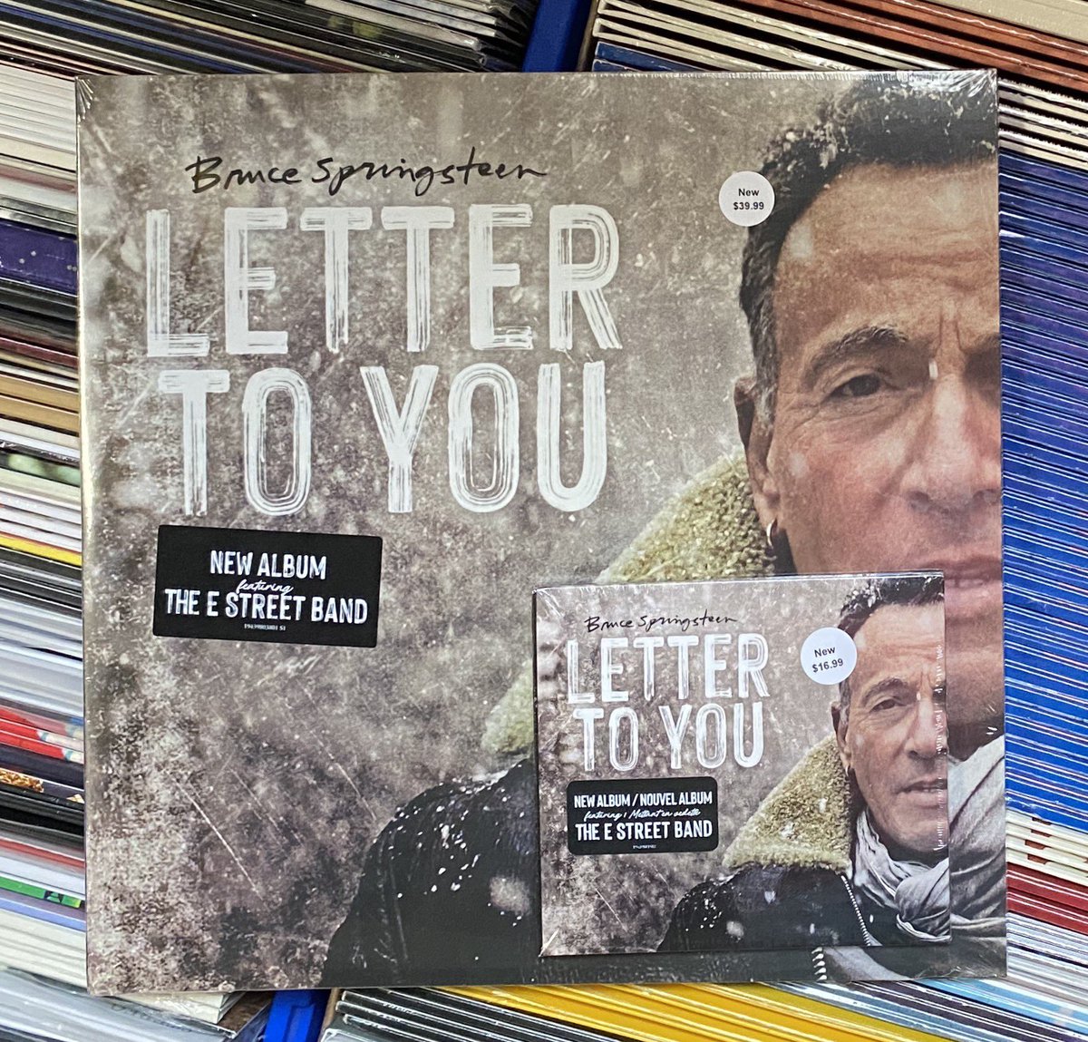 This Friday, The Boss would like to see you. Indie exclusive coloured vinyl has suffered a brief delay but should be arriving soon. 
#brucespringsteen #lettertoyou #theboss #estreetband