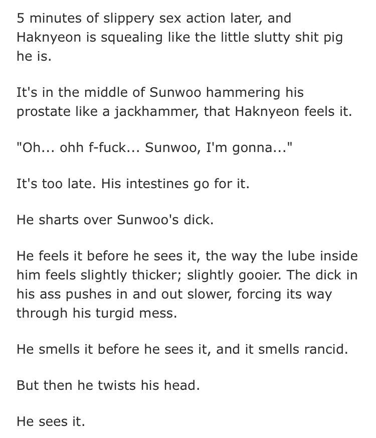 IM GAGGING IT HAPPENED