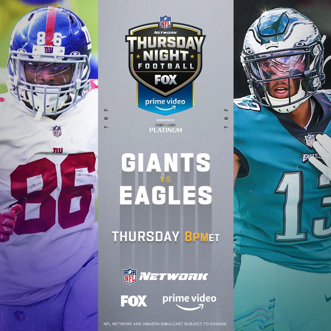 Because we haven’t suffered enough. We get to watch two teams fight over a division that is 5-18-1 (and 3 of those wins are in division). Okay here goes:
RT for #GiantsPride
Like for #FlyEaglesFly
#NFCEast #NFL #TNF https://t.co/uWLYQjmVxJ