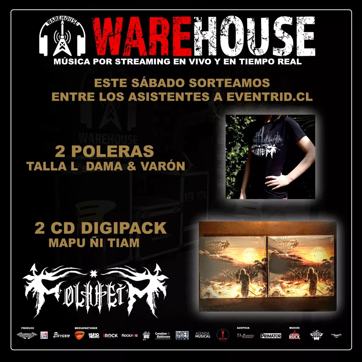 Folkheim's tweet image. Atentos amigos, para quienes nos acompañen este sábado en #warehouse #folkheim