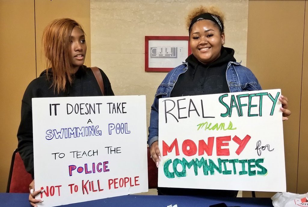 GKMC18's tweet photo. .@chicagosmayor made it clear today that she will not #DefundCPD & this is one day after the 6 year anniversary of officer Jason Van Dyke killing #LaquanMcDonald with #16shots! We thought it couldn’t get worse than Rahm, g were we wrong! Justice for #MiguelVega #MauriceGrantonJr https://t.co/CMI0P2gzV9