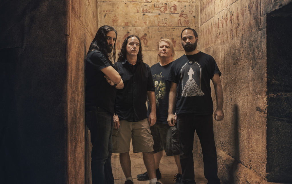 dbmagazine's tweet photo. In-studio and in-pyramid footage of the recording of "The Serapeum," the latest EP from Egyptian-American death metal visionary Nader Sadek, featuring Nile guitarist Karl Sanders. https://t.co/caJ4OGlSb0 #NaderSadek #deathmetal #Nile #karlsanders https://t.co/qs0OQzKFfc