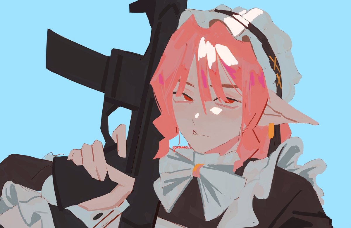 「consider: combat technomaid 」|🍬のイラスト
