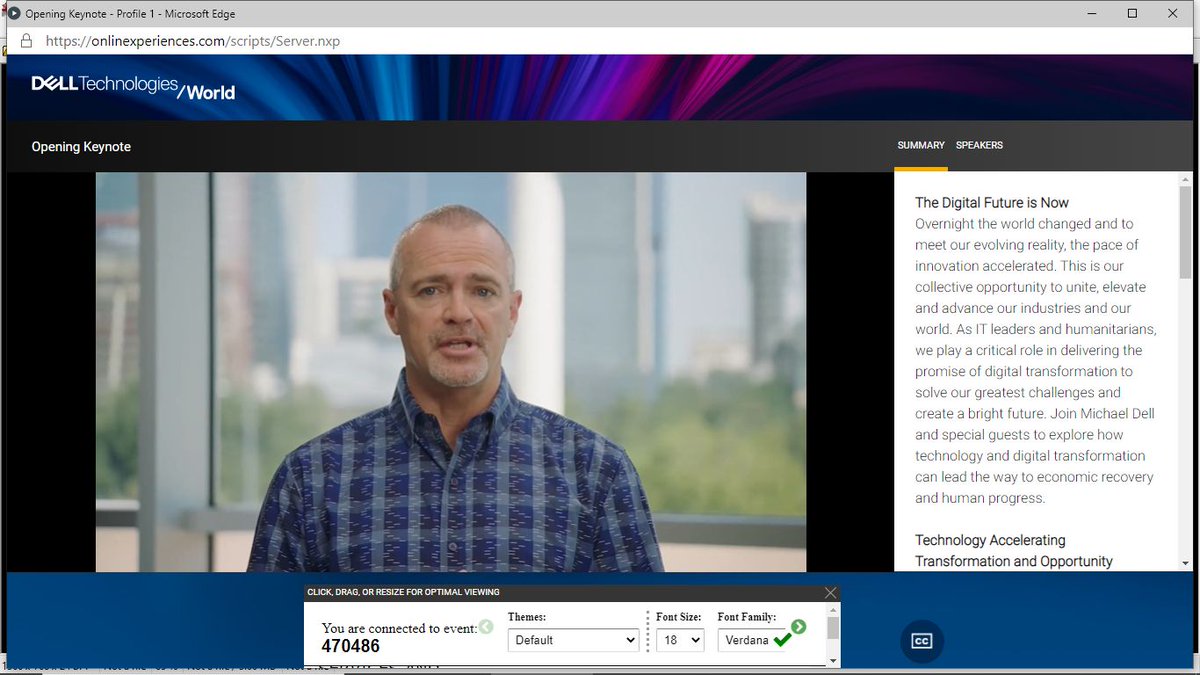 Jeff Clarke says business continuity at scale will be the key thing. To be prepared for such events in the future. <a href="/DellTechWorld/">Dell Technologies World</a>