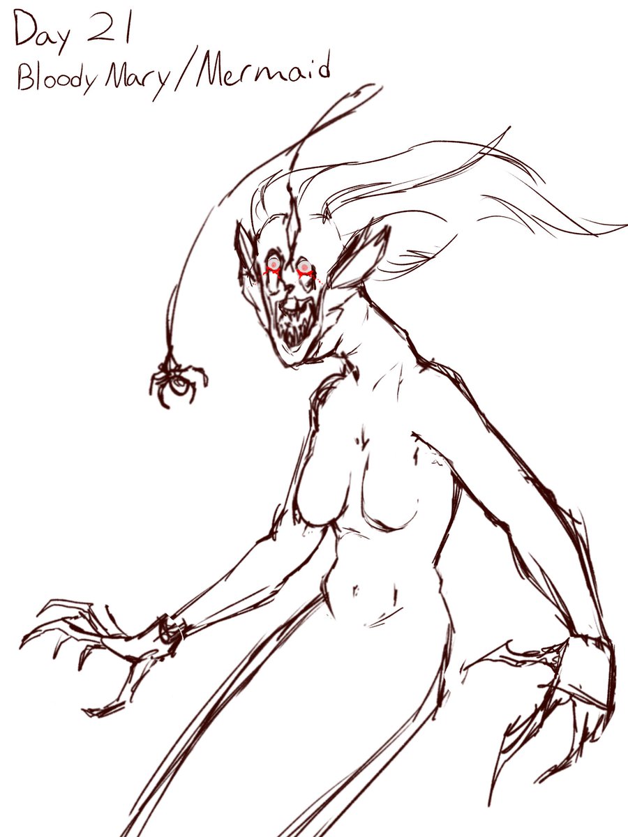 esreVVerse's tweet photo. Day 21 of #SCtoberDesigns and #midnightober 
Idk what happened here I just wanted an actual horror style monster https://t.co/H5lZVfPTdK
