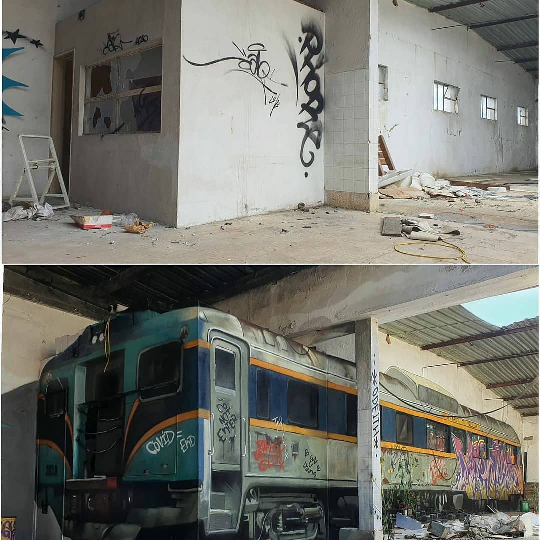 Ainda dizem que grafite não é arte..