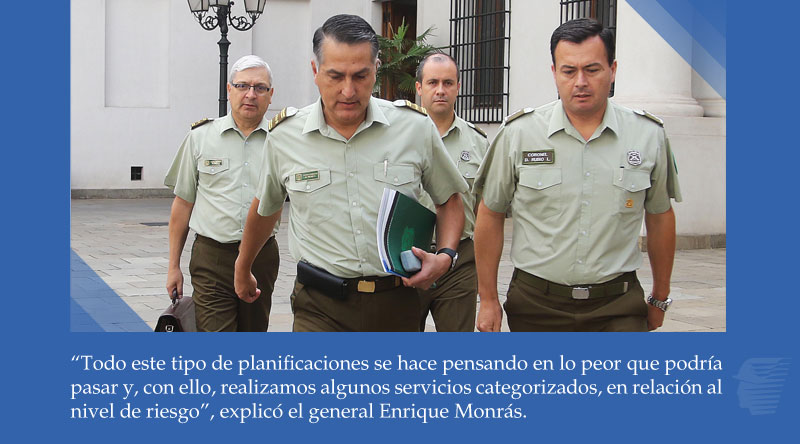 Estrategia de Carabineros para el plebiscito dispondrá servicios especiales “en relación al nivel de riesgo” https://t.co/F9w5xtUwIt https://t.co/73TF4NUDL0