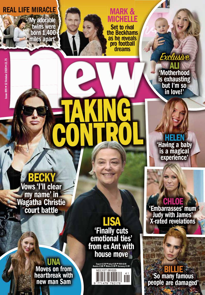 New Magazine (October 12). https://t.co/Rps6gRbwJ0 #MichelleKeegan #MarkWright #VictoriaBeckham #DavidBeckham https://t.co/nrzoZaJ8wK