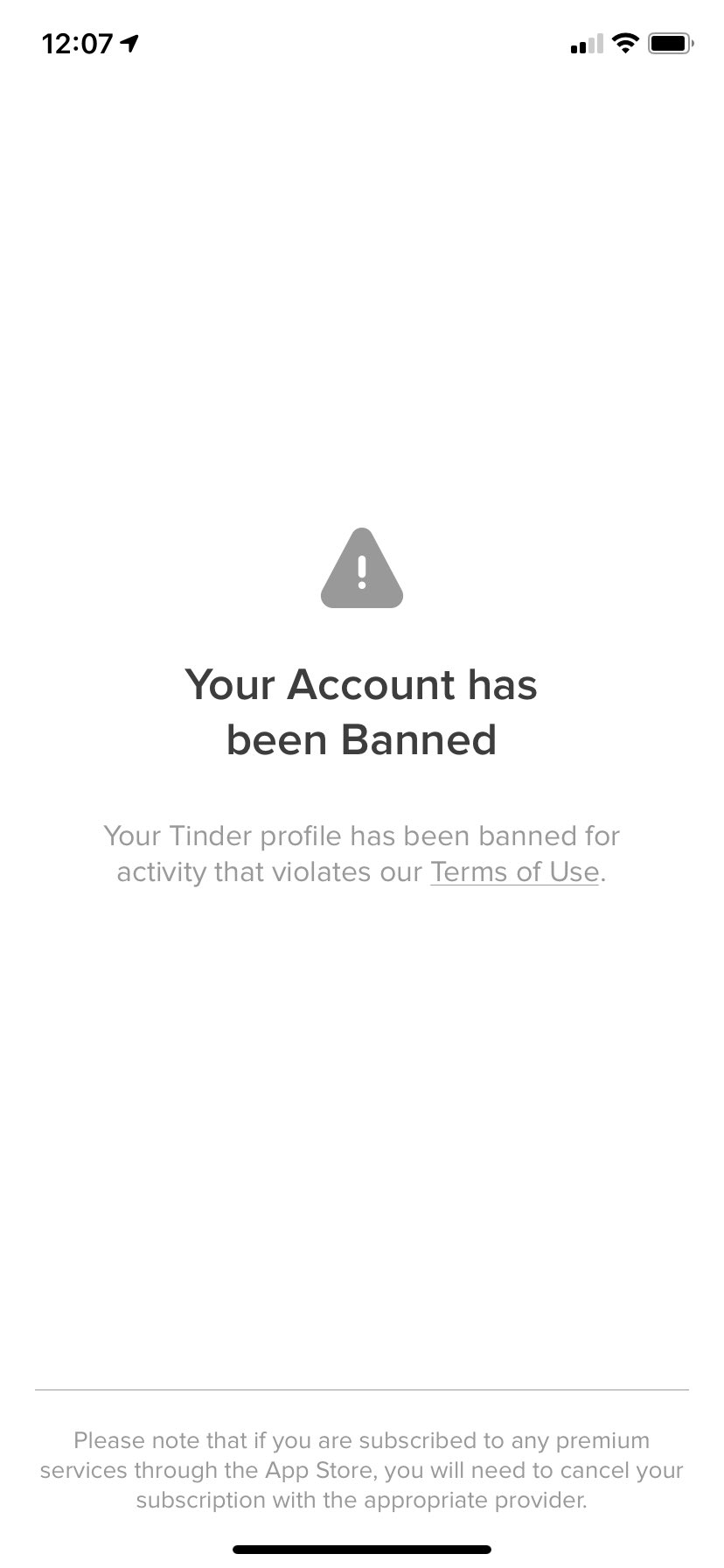 Tinder 6 months cancel