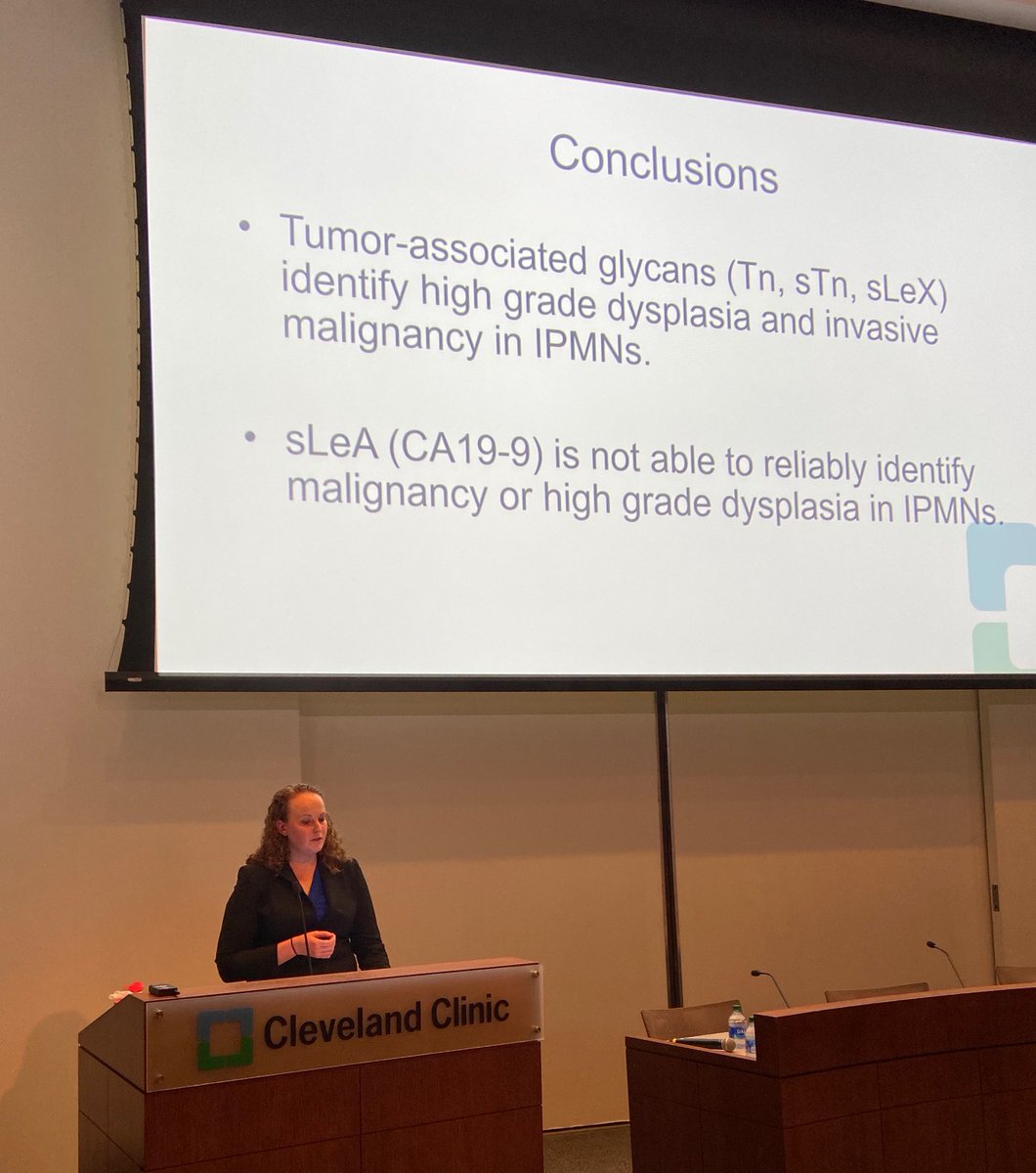 CCFSurgery's tweet image. Congratulations to our resident research day best podium presentations by Katie Stackhouse and @BPerlmutterMD for their work on IPMN and gallbladder cancer.