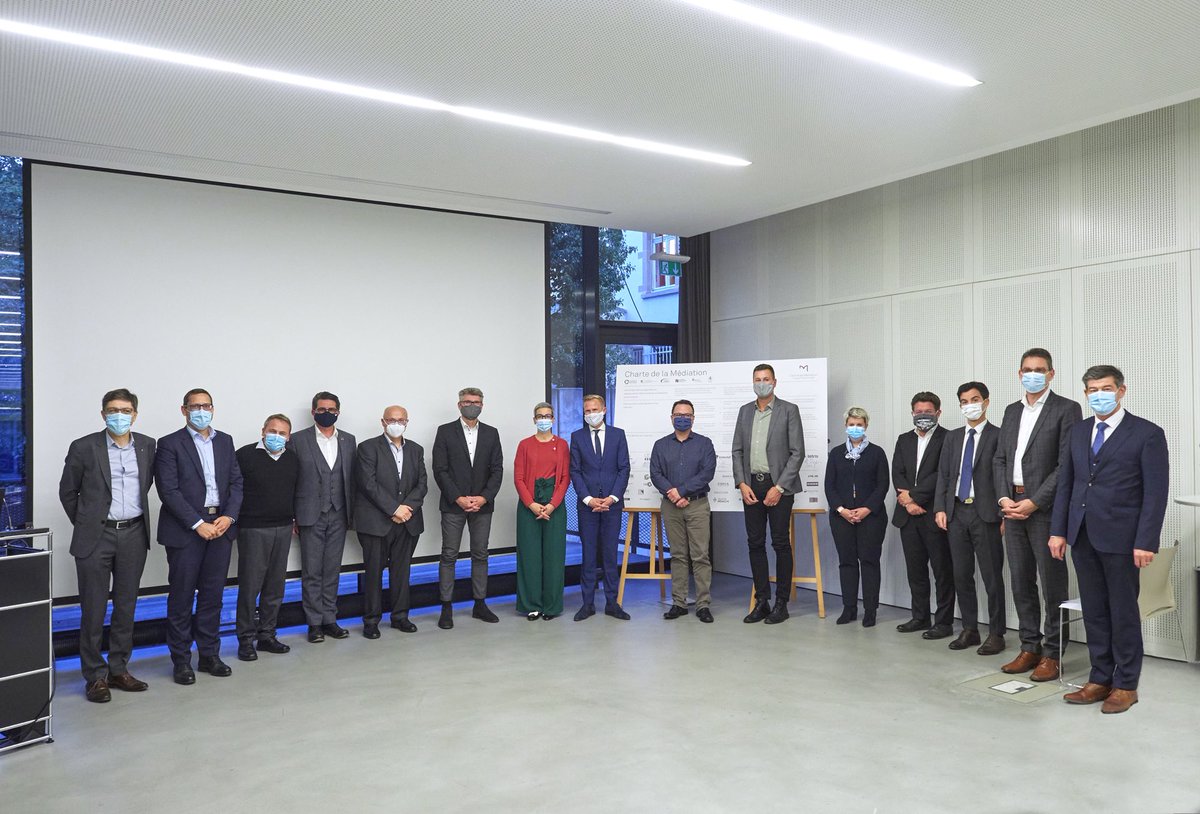 Médiation = culture de résoudre un litige de manière efficiente: en présence de Mme la Ministre Sam TANSON, signature par l’OAI de la charte CMCC 19/10/20 Forum da Vinci.