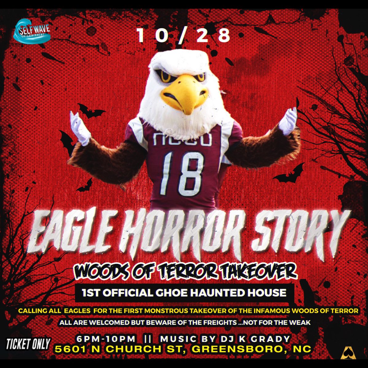 Onmyroad2_Richz's tweet image. @SelfWaveEnt HALLOWEEN TOUR
Oct 28TH: #WoodsOfTerror ⤵️
Greensboro, NC
ghoehorrorstory.eventbrite.com/?aff=NEAL&afu=…
Oct 29th: Secret Location Game Night 🤪🤫
Oct 30th: #HallowDawn ⤵️⤵️
Winston-Salem, NC
HallowDawnWinston.eventbrite.com
Oct 31st: #SpookyLinks ⤵️⤵️
Chapel Hill, NC
SpookyLinksMansion.eventbrite.com