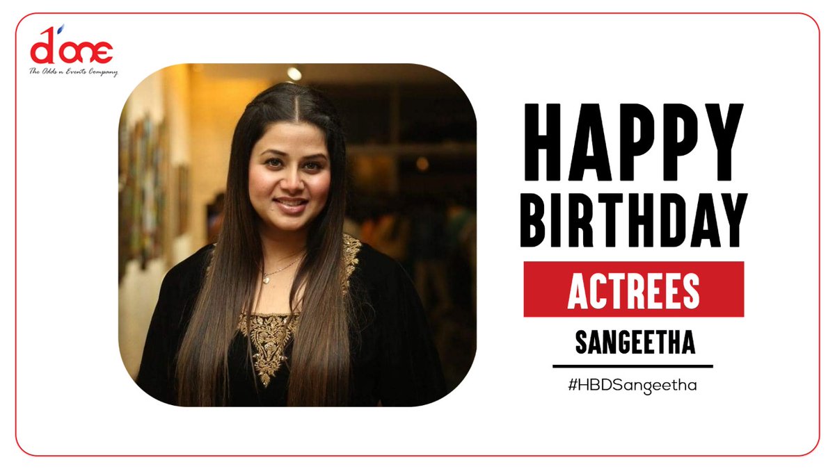 Many more happy returns of the day @sangithakrish #HBDSangeethaKrish #HBDSangeetha https://t.co/RTUXJf2Hqk