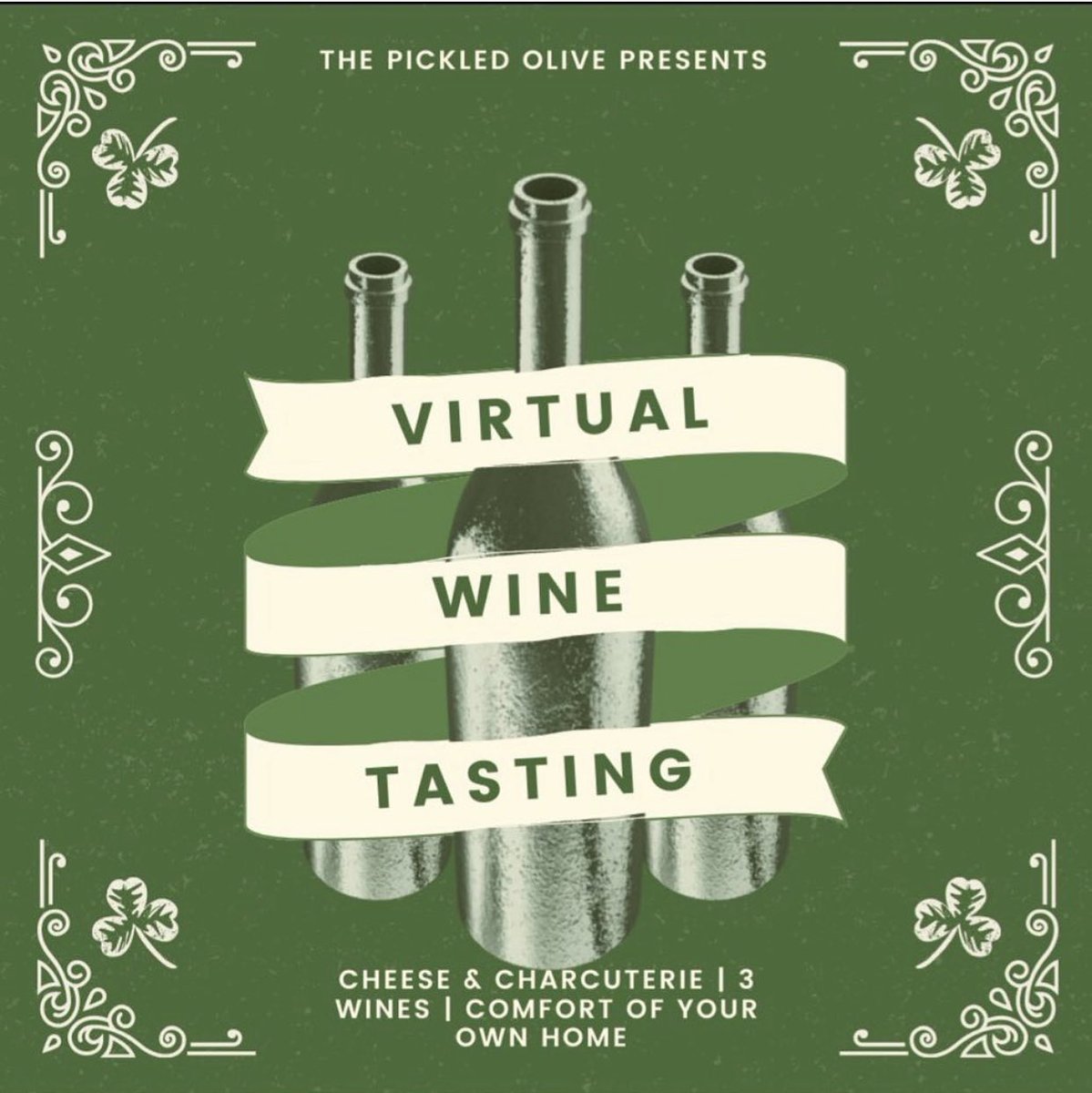 This Friday | 8pm | 3 Wines | Cheese and Charcuterie | Comfort of your own home 👌🏼

Drop us an email on kat@thepickledolive.co.uk to secure your place. 

#virtualwinetasting #zoomdrinks #friday #wine