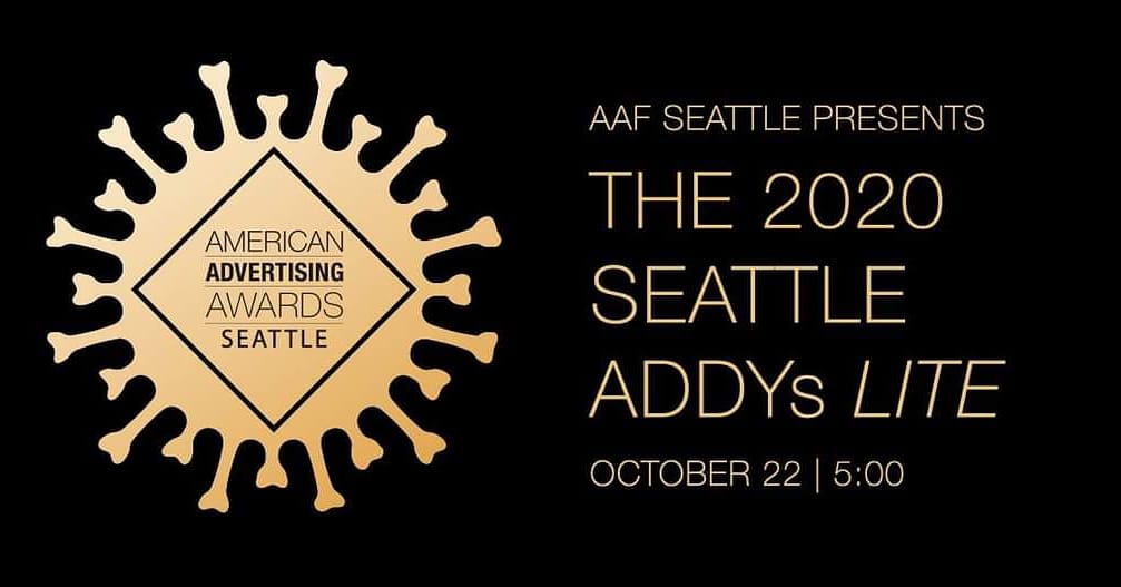 AAFSeattle's tweet photo. 📣WE'RE ONLY 1 DAY AWAY from #SeattleADDYs Lite! A pandemic-friendly, sweatpants worthy, mini version of our award show. Reconnect w/ the #Seattlecreative community in celebration of ADDY winners & AAF silver medalist @kuskaknight of @hydrogen_tweets
RSVP https://t.co/cjn4bGSnF6 https://t.co/8jn2PcYTAF
