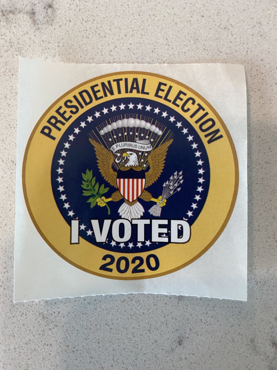 Please exercise your right and vote. I did today.