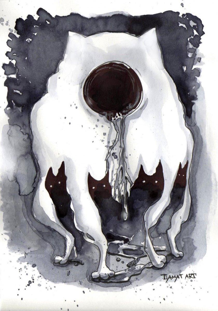 ArtTiamat's tweet photo. Old ink series which I still love and want to show you🖤
Amalgamates from "Undertale" by Toby Fox
#1 Endogeny
#Undertale #ink #inktober #fanart #Amalgamates
#Endogeny #traditionalart #art ◉ Format A5\ink ◉ https://t.co/AF1E9rO8D2