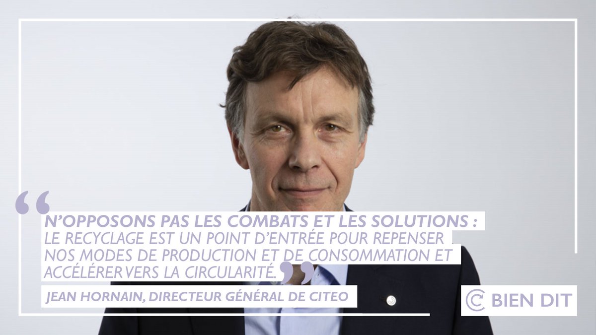 citeofrance's tweet image. "Je suis d'accord avec le constat de @FloreBerlin, le #recyclage ne suffit pas. Mais il ne faut pas que les Français perdent confiance dans le #gestedetri. C'est une solution pour réduire l'impact de notre consommation, aux côtés de la prévention et du réemploi."