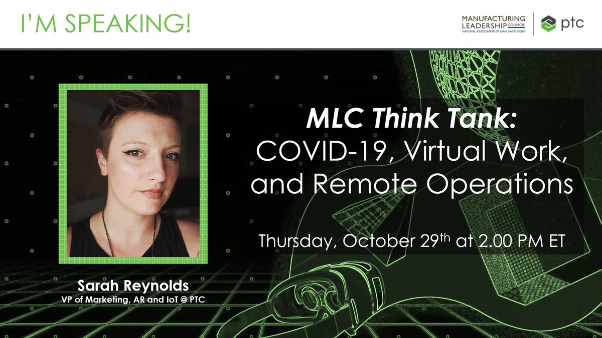 Next week! Join me at Rethink: the <a href="/MfgExecutive/">ML Council</a> Summit as we discuss #COVID19's impact on virtual work and remote operations. Register here: mlcrethink.cventevents.com/event/16c87515…