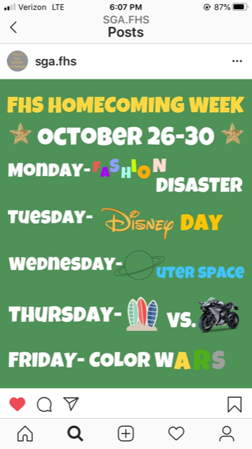 Don't forget to dress up next week for Homecoming: <a href="/fhs_wcat/">@fhs_wcat</a> <a href="/FHS_WildcatLife/">Forest High School</a>