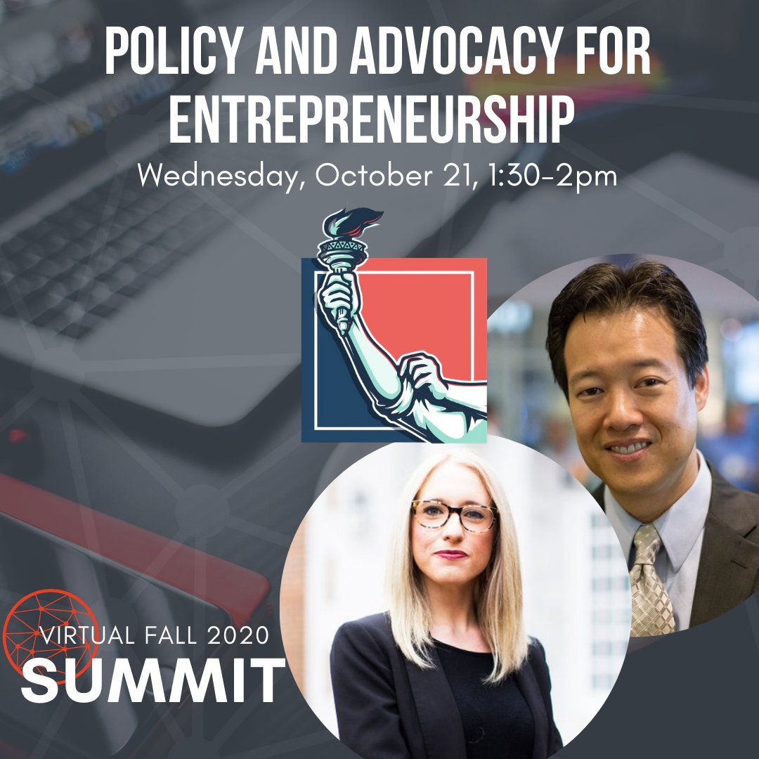 StartupChamps's tweet photo. Happening now! Victor Hwang &amp; Kim Lane of @RighttoStart discuss steps can we take to advocate for policies to advance #entrepreneurship and recognize the influence of #ecosystembuilding on the economy. Join us >> https://t.co/6inXhszAlp #SCNsummit @KimNLane @rainforestbook https://t.co/vhbtmnnMnB