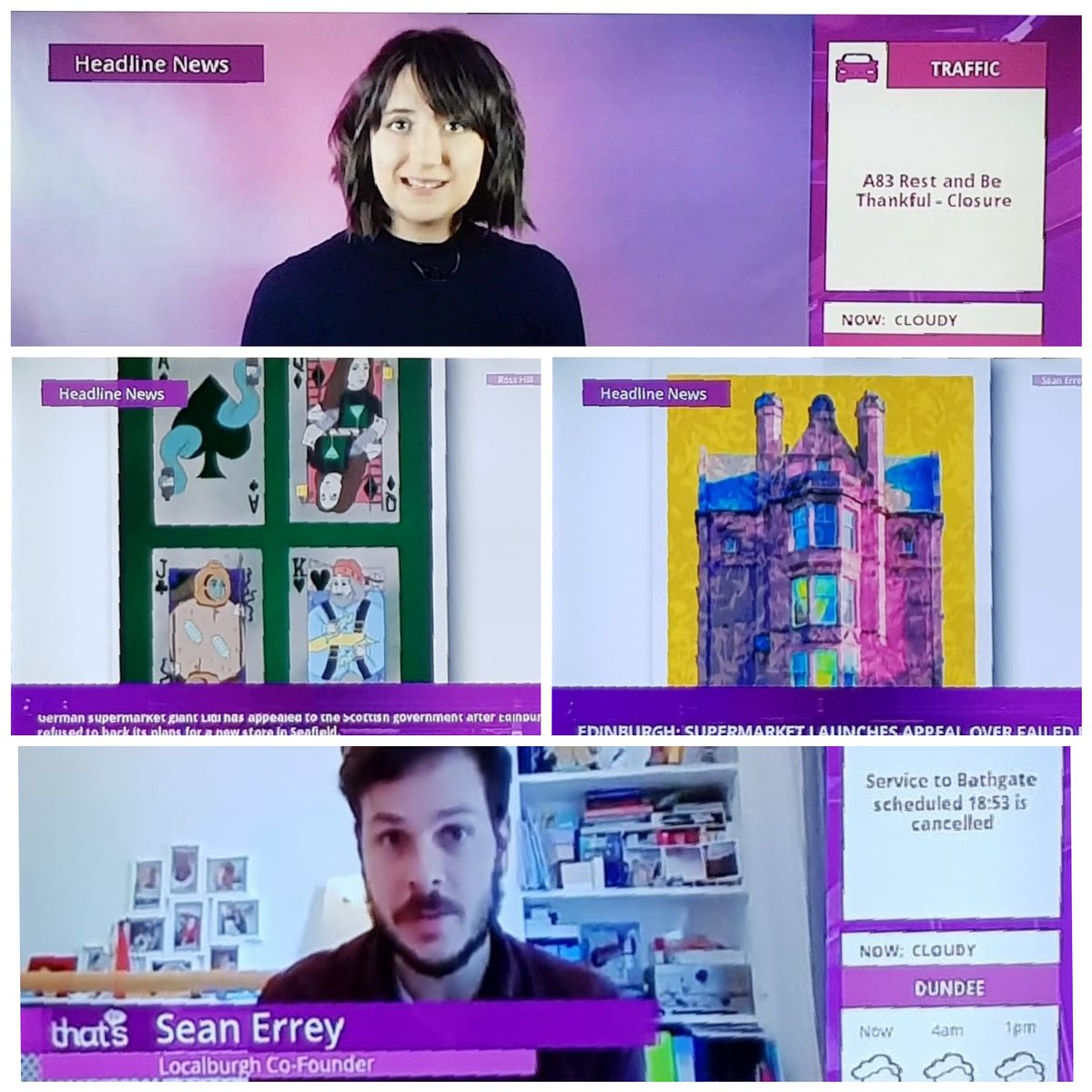 localburgh's tweet photo. And that's Localburgh's #EdinburghPubProject on the local evening news featured on @ThatsTVScotland. https://t.co/bvJBZKKx7Q