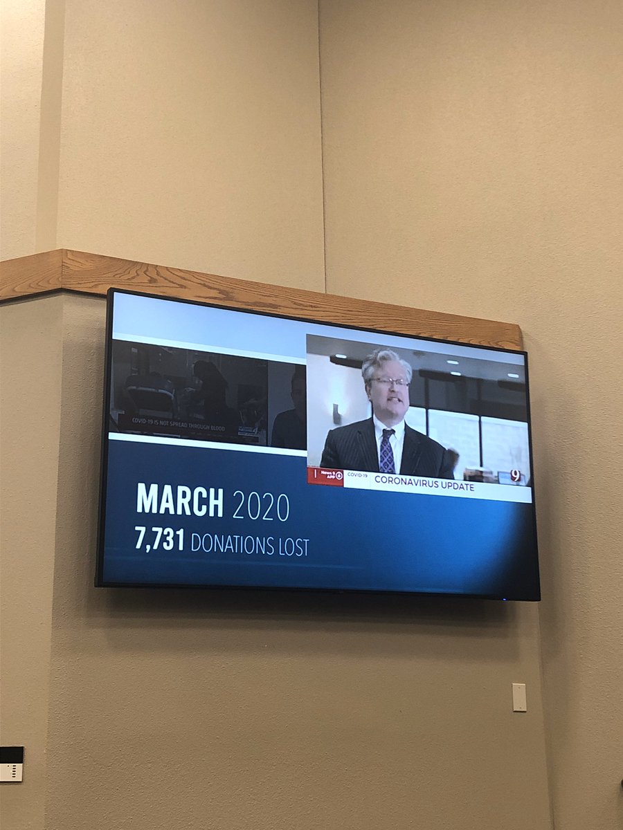 Emma Meyer with the Oklahoma Blood Institute visited with the Pre-Nursing program today about our upcoming blood drive!