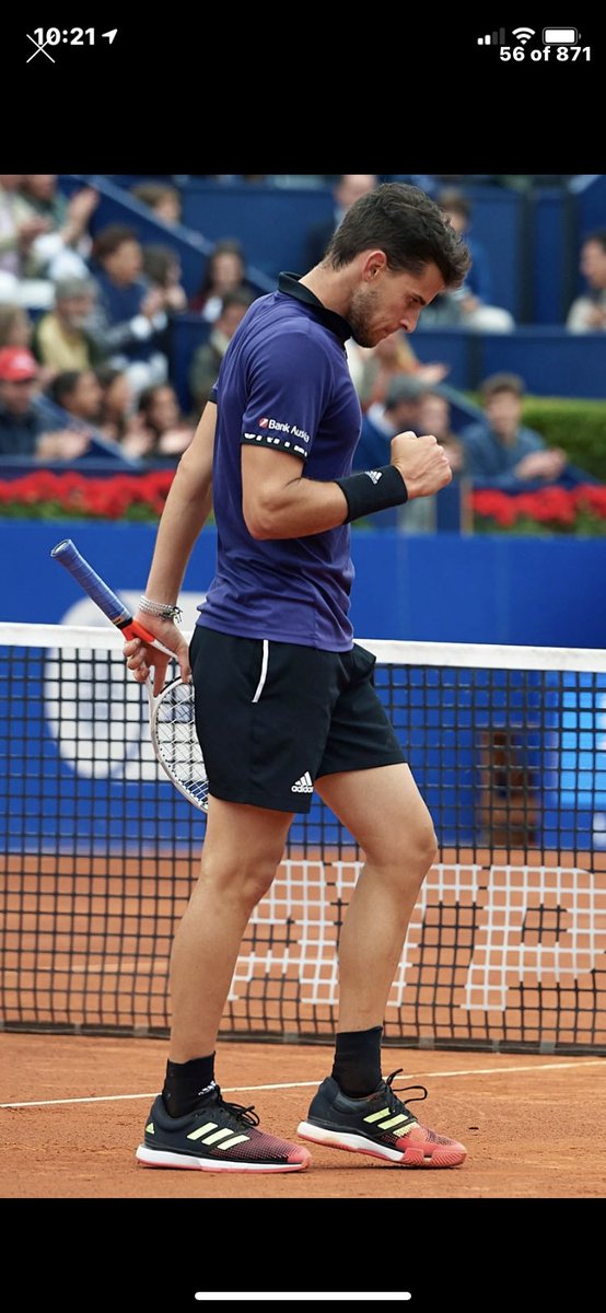 9. Barcelona 2019• once again perfect hair combination but here we also had facial hair and it was lovely• the purple kit • this tournament he was playing sexy tennis too which makes this look automatically sexier
