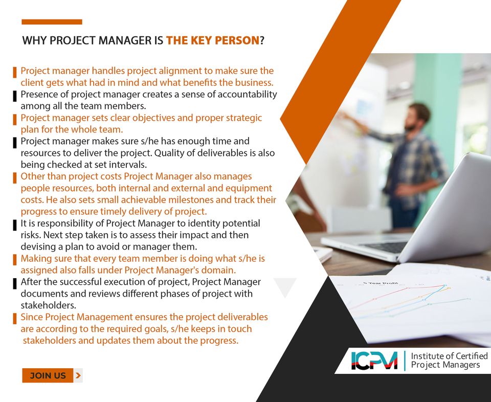 Instituteofcer1's tweet image. 𝗪𝗵𝘆 𝗽𝗿𝗼𝗷𝗲𝗰𝘁 𝗺𝗮𝗻𝗮𝗴𝗲𝗿 𝗶𝘀 𝘁𝗵𝗲 𝗸𝗲𝘆 𝗽𝗲𝗿𝘀𝗼𝗻?
It is important to highlight why the Project Manager is the key person.
#CPM #certifiedprojectmanager #projectmanager #projectmanagement