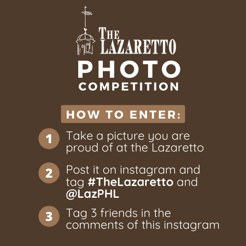 LazPHL's tweet photo. Super excited to announce #thelazaretto photo competition. We can’t wait to see the fantastic photos you will share. DM us with any questions! We’re super excited to see your fantastic photographic creations! #thelaz #philly #visitphilly #livinghistory #pandemic #philadelphia https://t.co/lBDo1wpLW0