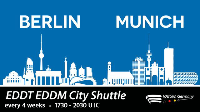 EDDT is closing next week once and for all. So this is your last chance to pick a spot and join the shuttle between Berlin-Tegel and Munich. Be part of it and enjoy it a last time!