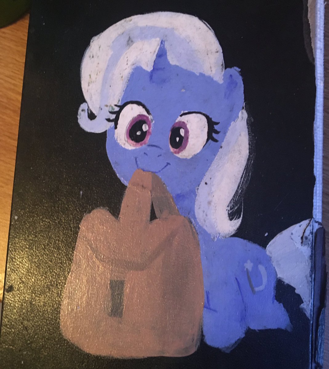 @mrjesparza @JubySkylines I have to is one on my sketchbook painted from a good friend of mine a while ago.