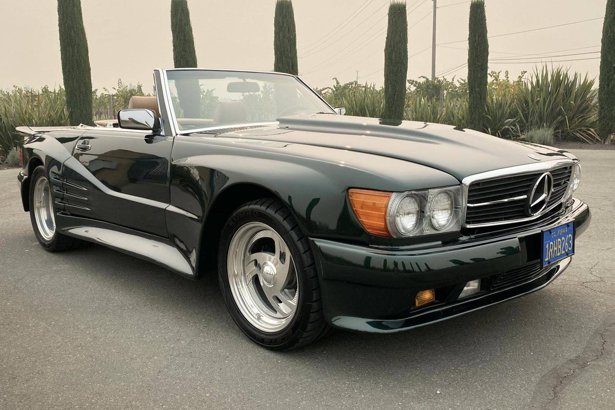 Doug Demuro Here S A Fantastically 1980s Listing On Cars Bids Mercedes Benz 560sl With A Crazy Looking Koenig Wide Body Kit And Look At Those Wheels The Most 80s Mercedes In
