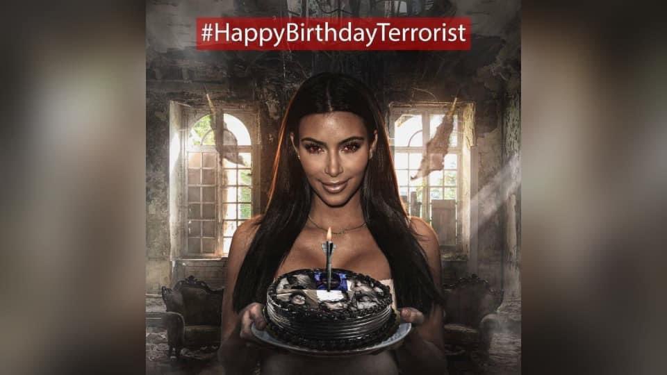 xeberbgt's tweet photo. You are celebrating your Birthday while mother of innocent babies are crying who you sponsored to kill #HappyBirthdayTerrorist #KardashiansSupportTerrorism
#HappyBirthdayKimKardashian
#HappyBirthdayKim https://t.co/NHlAiLw9rV https://t.co/50AEz17EiT