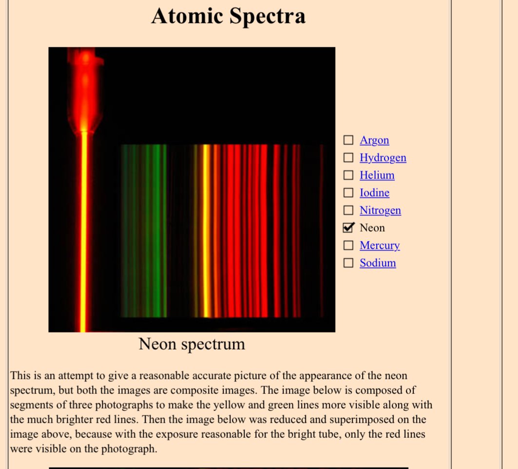 mrsadamski1's tweet image. Today students were able to view the bright line emission spectra for different elements. Here is how our mercury and neon compared to the ones seen on #hyperphysics by @GeorgiaStateU ... #MineolaProud #mineolachem