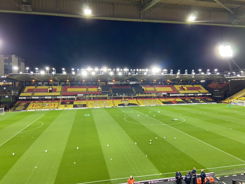 β° 45β until kick off and the Vic is looking glorious.
#watfordfc #BRFC https://t.co/InuJIDCxYM https://t.co/Vq4Q4WLyOk