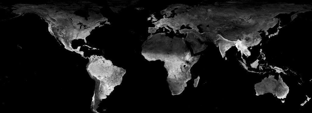 simongerman600's tweet photo. Beautiful idea for a map: If plants made light instead of cities. Source: https://t.co/SHSs5Wtx5b https://t.co/Sh4Z94LBPM