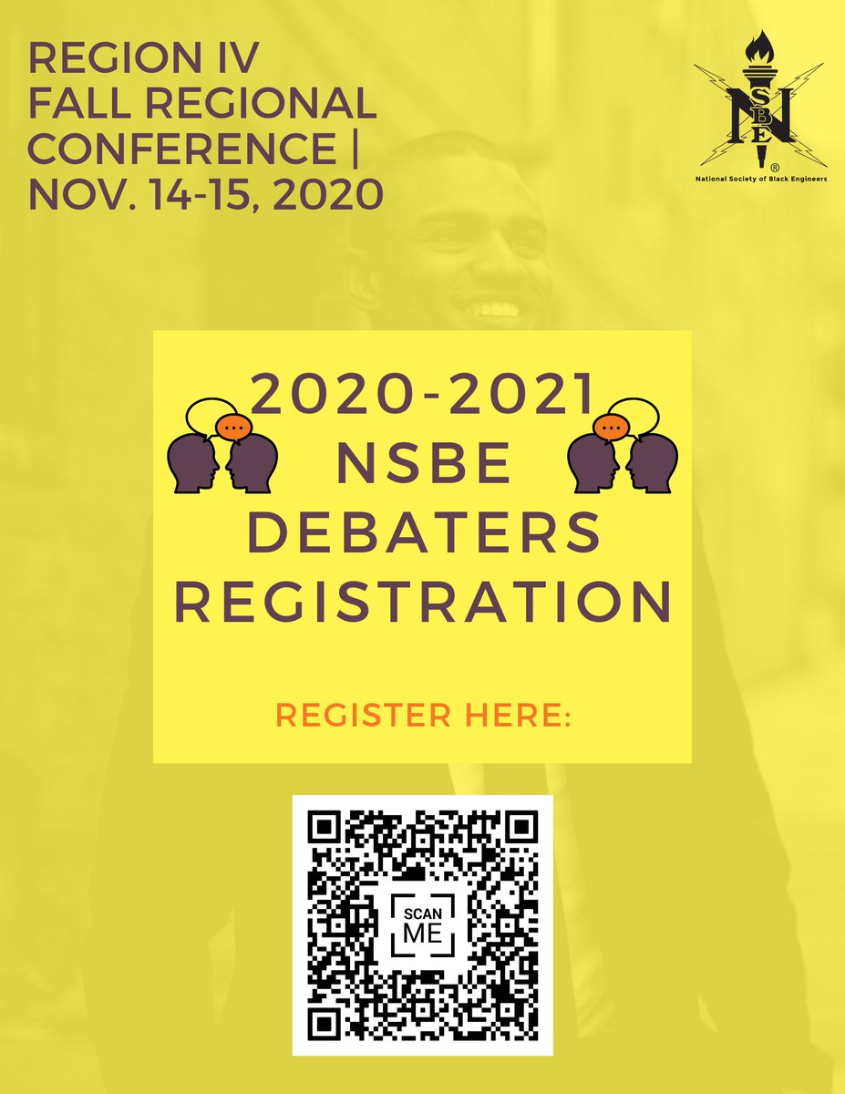 R4NSBE's tweet image. Good Afternoon NSBE Family! Be sure to register for these events that will be taking place at FRC this year! Scan the QR code or register through this link: r4nsbe.contactin.bio

#r4nsbe #R4FRC2020
