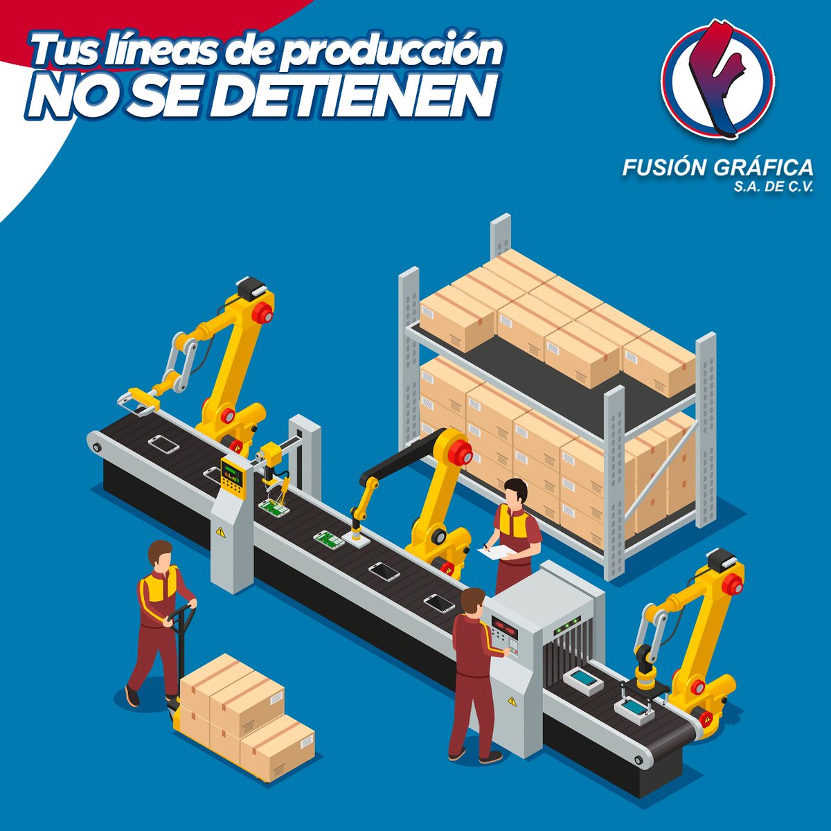 fusiongraficamx's tweet image. En Fusión Gráfica nos encargamos de tus líneas de producción, y nos encargamos de que no se detengan en ningún momento, descubre cómo podemos ayudarte😉
¡Solicita tu cotización!
👉 fusiongrafica.com.mx
☎️(81) 24740036
#ventas #negocios #imprenta