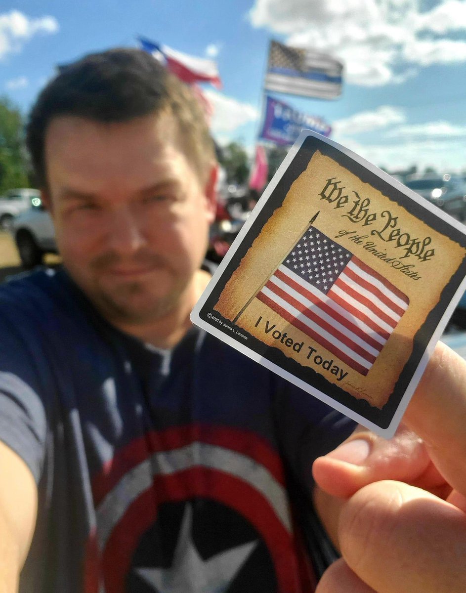 This is Kenny.
Kenny drove 12 hours EACH WAY to Texas to vote TRUMP because his absentee ballot did not arrive and he’s taking no chances.
This is how much Kenny wants to RE-ELECT President @realDonaldTrump!
🇺🇸🇺🇸🇺🇸🇺🇸 #VOTE https://t.co/sZf2dw9g6D