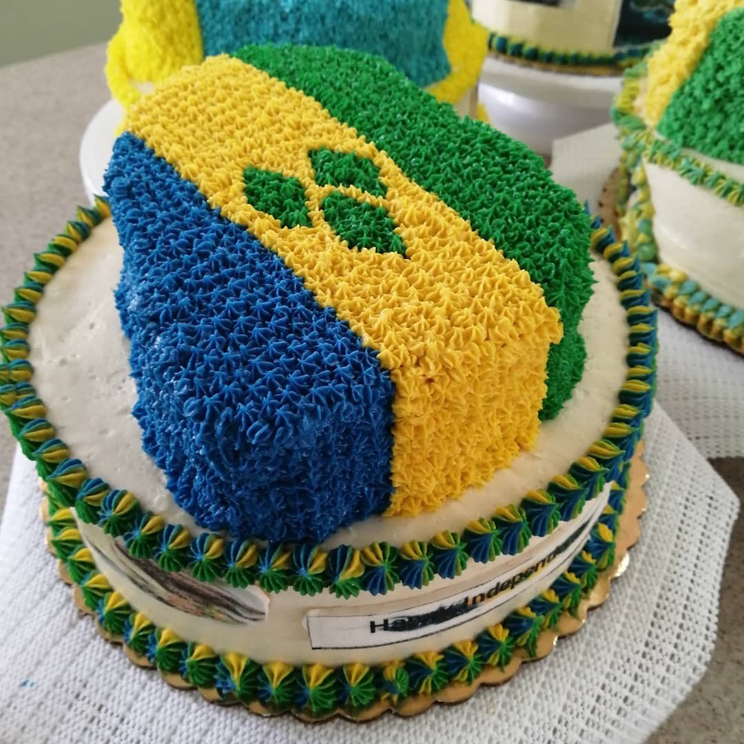 Brazil Soccer Cake - CakeCentral.com