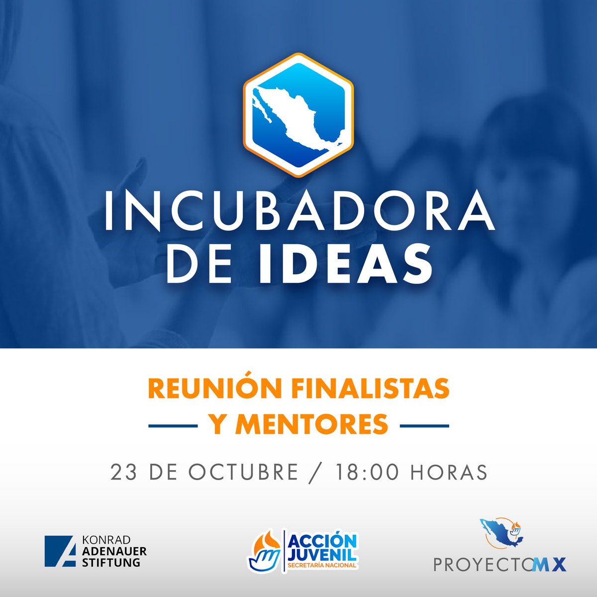 ¿Eres finalista de la Incubadora de Ideas? 💡
¡Ya tenemos fecha para reunirnos con los mentores asignados, revisa tu bandeja de entrada! 📩
Nos vemos este viernes en punto de las 6:00 pm (hora del Centro de la República). https://t.co/zYTLlDNXcT