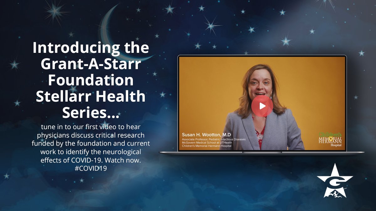 GrantAStarr's tweet photo. Tune into our first video to hear physicians discuss critical research funded by the foundation and current work to identify the neurological effects of COVID-19. Watch now. https://t.co/wNVxrjGEca https://t.co/oL4M0HBR2w