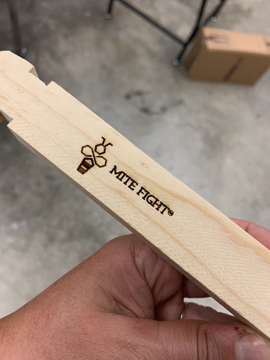 ESU_G3D_Lab's tweet photo. Not only does the G3D Lab have 3d printers it also has a laser cutter! Here are some engravings on a beehive for a local business, Mite Fight.

#g3d #3Ddesign #artdesign #3d #art #esu #esuart #lasercutting #engraving https://t.co/R1UHVbLFUt