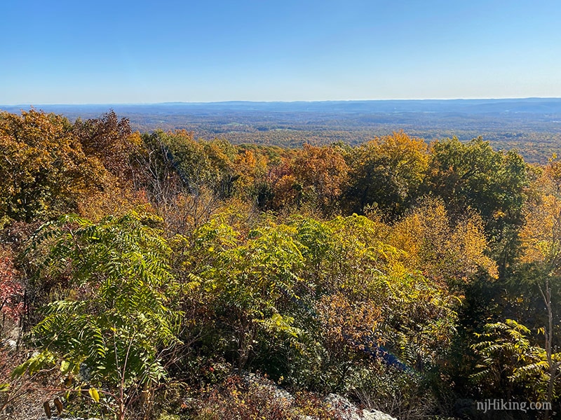 njhiking's tweet photo. High Point State Park [Sussex County, NJ] – Foliage photos from 10/17/20.  #njhiking #highpointstatepark #njfall #njfoliage #njfallfoliage

This area should still be at peak color, or just starting to move past peak this weekend. 

Hike it —>  https://t.co/ZGy6k1IEOt https://t.co/PBB85Zmp5j