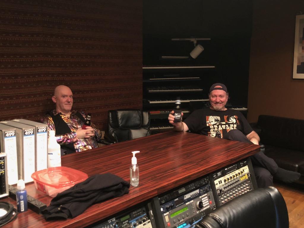 TheIncurablesMI's tweet photo. I don't know but those Lawson cousins look like they may be up to something??? #Tempermill #Studio https://t.co/p6fbcXlRLd