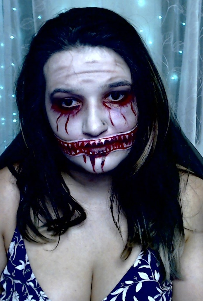 TipsyMini's tweet photo. https://t.co/7Ln5p5G92d

Ghostly #makeup for a ghostly game! Come stop by and watch me play #Phasmophobia 💙

#tipsymini #gamergirl #cute #funny #scare #Halloween #ghost #scarygame #jumpscare #twitch #live #costume #cosplay #LGBTQ https://t.co/Bd8pkKvHSN