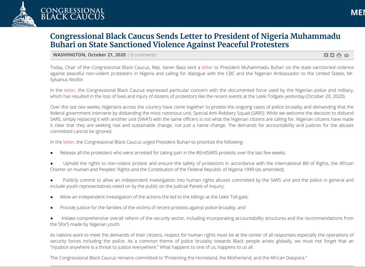Congressional Black Caucus (CBC) tweet media