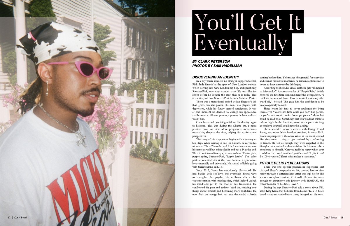 CTBreakthrough's tweet photo. I was blessed to write my first article ever for @cut_break magazine a couple months back on @thepinkzter. Today it finally comes out. Thank you to the team for helping me make this a reality. Check out Vol 1 of the cut/break magazine on 🔥⬇️
https://t.co/snmAYn35PF https://t.co/48LGPLPWUQ
