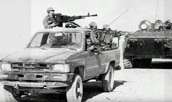 RALee85's tweet photo. More photos of GRU spetsnaz in Afghanistan in the 1980s with Toyota technicals. 2/
https://t.co/pzduc3Sr3O https://t.co/kv84tiH18s